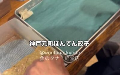 #魚のタナ　#神戸本町ぼんてん餃子